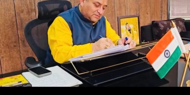 विनय कुमार बने प्रदेश कांग्रेस अध्यक्ष रेणुका आरक्षित सीट से है विधायक